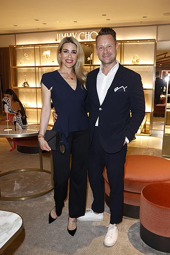 Miriam Rehbein and Bastian Ammelounx beim Grand Opening  Oberpollinger am 11.05.2022 (©Foto: Isa Foltin/Getty Images für Oberpollinger/ The KaDeWe Group)